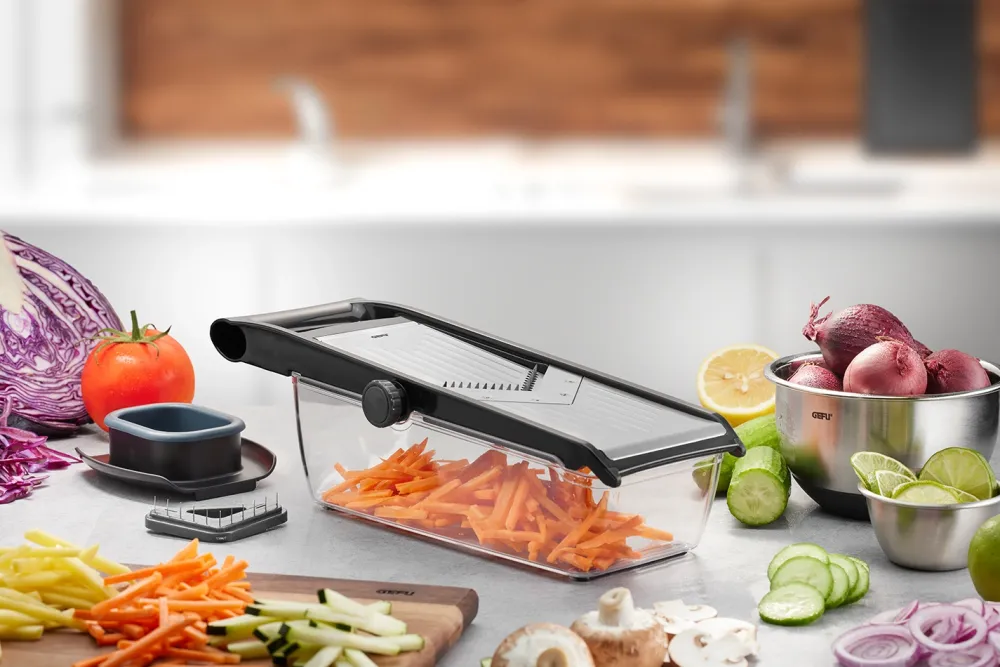 Gefu Rasp Julienne V-Slicer Collect Zilver Best