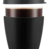 Reisbeker Bodum Joycup Glas Met Siliconen Hoes Zwart 400 ml