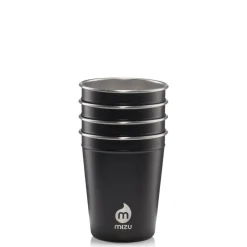 Reisbeker Mizu Party Cup Black 300ml(4-Delig)