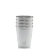 Reisbeker Mizu Party Cup White 300ml (4-Delig)
