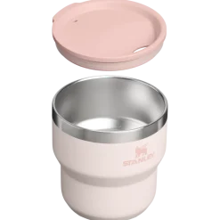 Reisbeker Stanley The Stay Hot Stacking Camp Cup 0,29L Rose Quartz