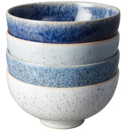 Denby Rijstkom Studio Blue Mixed 480 ml (Set van 4) Sale
