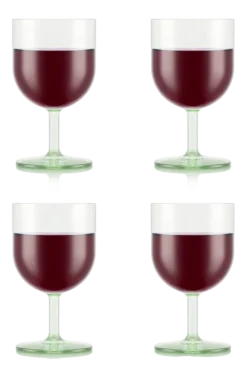 Bodum Rode Wijnglas Oktett Kunststof Pistache 250 ml (Set van 4) Best