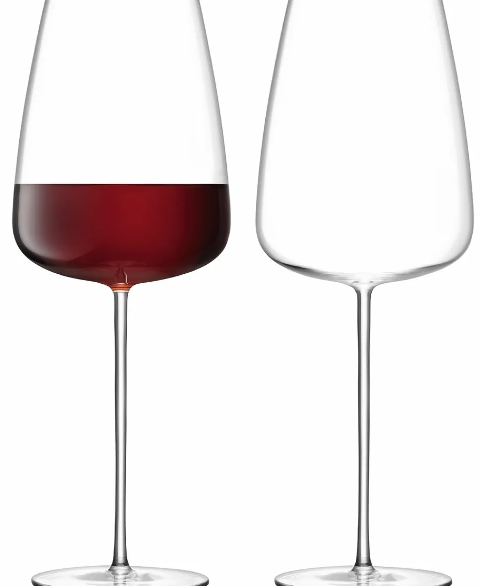Rode Wijnglas L.S.A. Wine 800 ml (2-Delig)