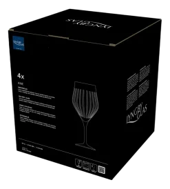 Rode Wijnglas Lyngby Ane Clear 650 ml (Set van 4)