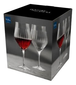 Rode Wijnglas Lyngby Ane Clear 650 ml (Set van 4)