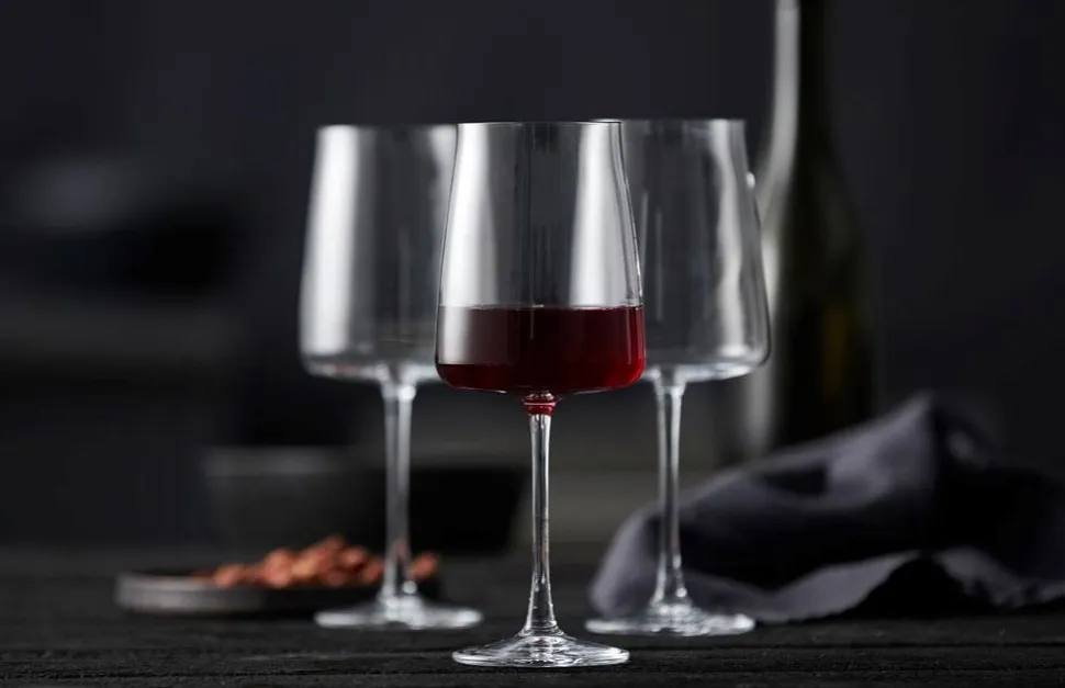 Rode Wijnglas Lyngby Glas Krystal Zero Clear 540 ml (4-delig)