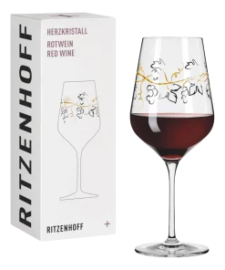 Ritzenhoff Rode Wijnglas Herzkristall #12 570 ml Clearance