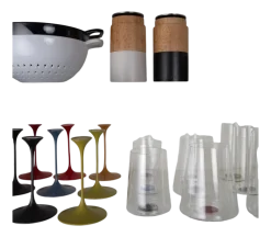 Trebonn Rode Wijnglas / Tumbler SplitGlass Rood 450 ml (Set van 2) Outlet