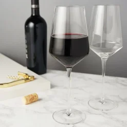 Viski Rode Wijnglas Angled Crystal 473 ml (Set van 2) Outlet
