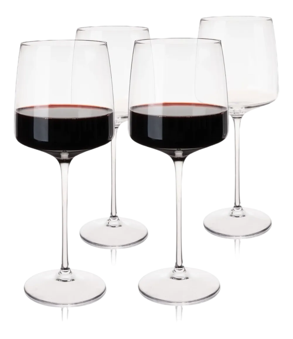 Viski Rode Wijnglas Reserve Julien 650 ml (Set van 4) New