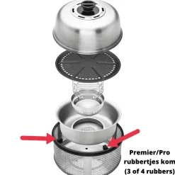 Cobb Rubber Kom Premier / Pro (Set van 3) Hot