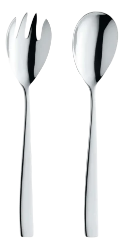 Saladebestek Amefa Martin Zilverkleurig
