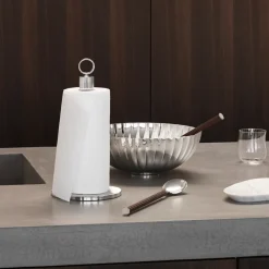 Saladebestek Georg Jensen Bernadotte Wood & RVS (Set van 2)