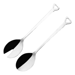 Saladebestek Mepra Evento Zilver (2-delig)