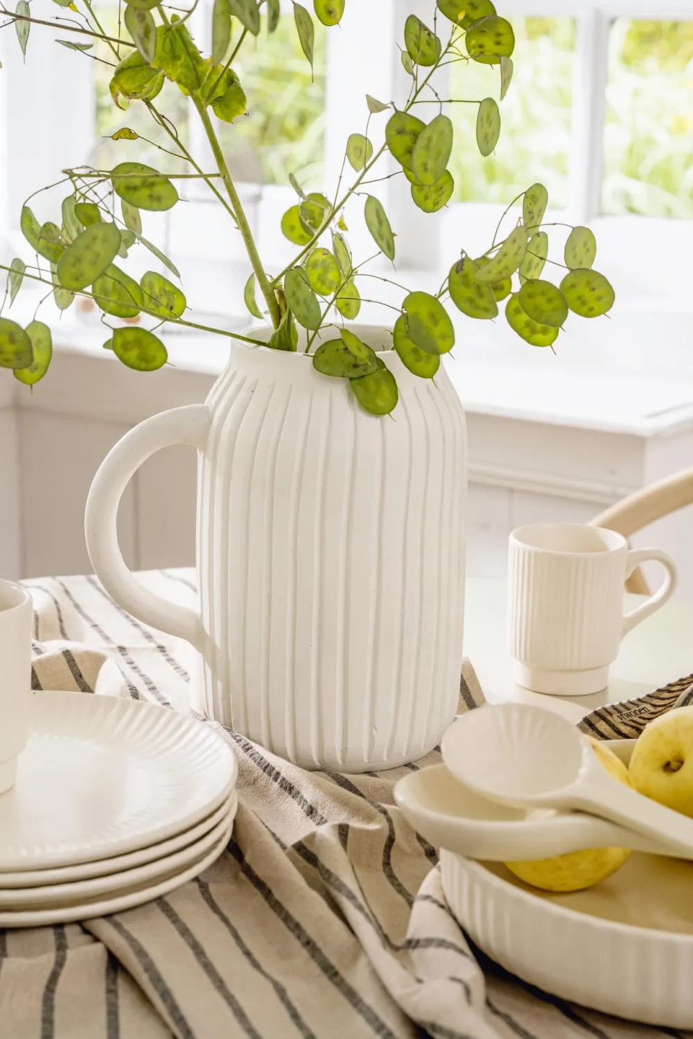 VT Wonen Saladebestek vtwonen Salad Servers Ceramic Offwhite (Set van 2) Discount