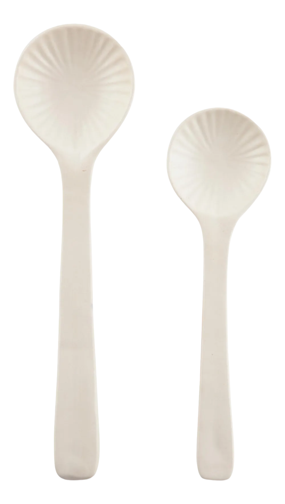 VT Wonen Saladebestek vtwonen Salad Servers Ceramic Offwhite (Set van 2) Discount