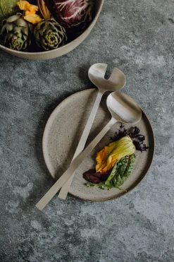 Zack Saladebestek Lenora Mat Geborsteld Discount