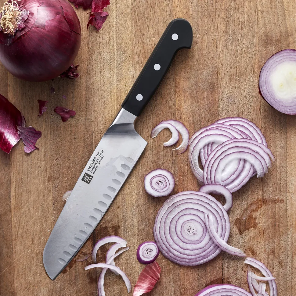 Santokumes Zwilling Pro Met Kuiltjes 18 cm