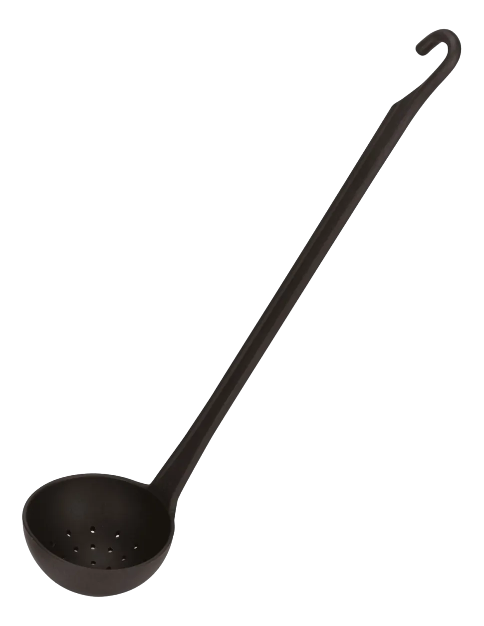 Sauslepel Paderno Series 12900 Pa+plus Black 6,5 cm Geperforeerd