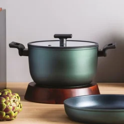 Sambonet Sauspan Titan Pro Green Double Induction 2 Handles 20 cm Outlet