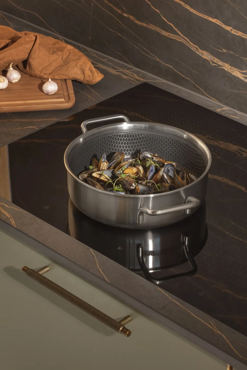 Sauteerpan Eva Trio Multi Mosaic Slip-Let Ceramic 24 cm