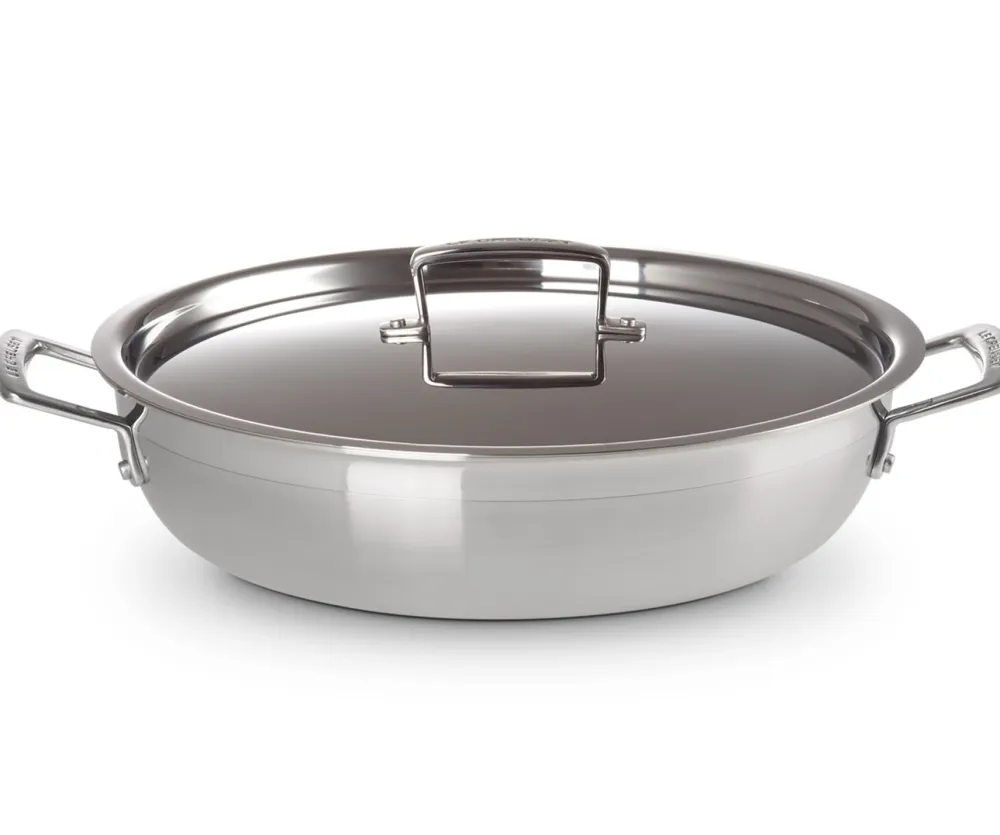 Le Creuset Sauteerpan Magnetik RVS 30 Discount