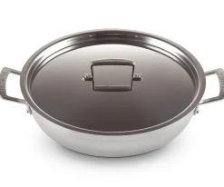 Le Creuset Sauteerpan Magnetik RVS 30 Discount