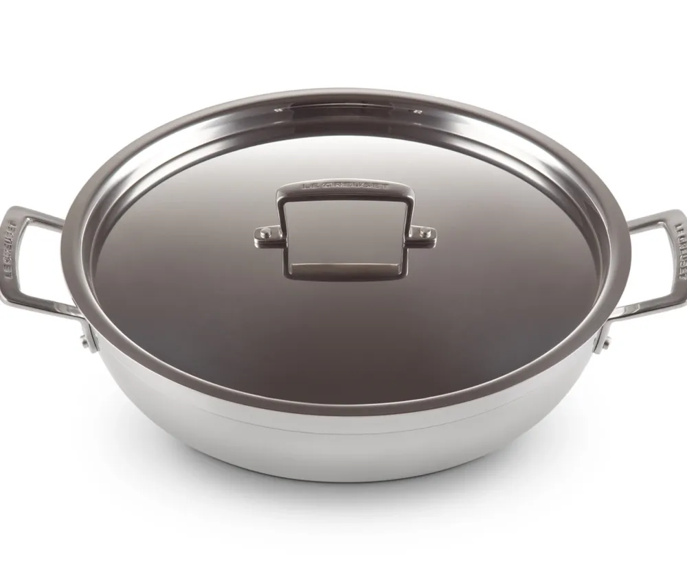 Le Creuset Sauteerpan Magnetik RVS 30 Discount