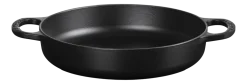 Le Creuset Sauteerpan Met Twee Handvaten Mat Zwart 28 cm Sale