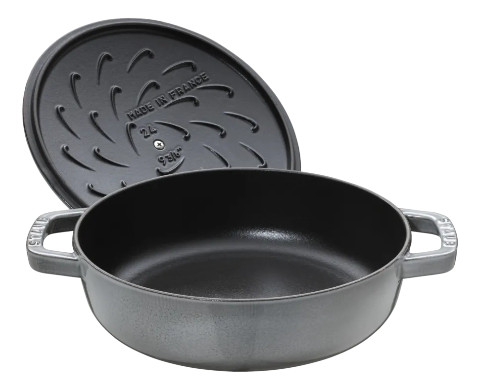 Sauteerpan Staub Chistera Grafietgrijs 28 cm