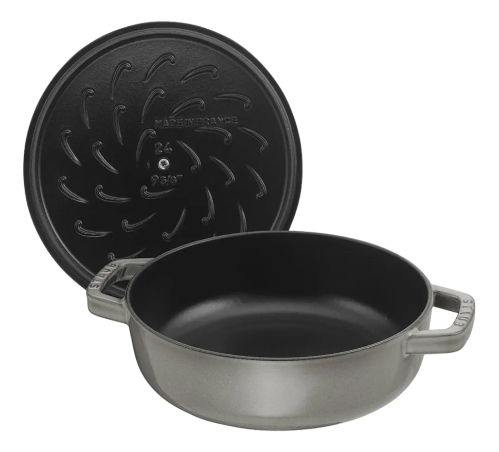 Sauteerpan Staub Chistera Grafietgrijs 28 cm