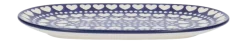 Schaal Bunzlau Castle BlueValentine Wide Oval