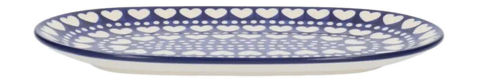 Schaal Bunzlau Castle BlueValentine Wide Oval