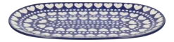 Schaal Bunzlau Castle BlueValentine Wide Oval