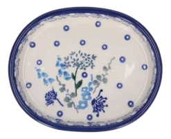 Schaal Bunzlau Castle Floral Party Flat Oval Small