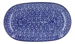 Schaal Bunzlau Castle Indigo Wide Oval
