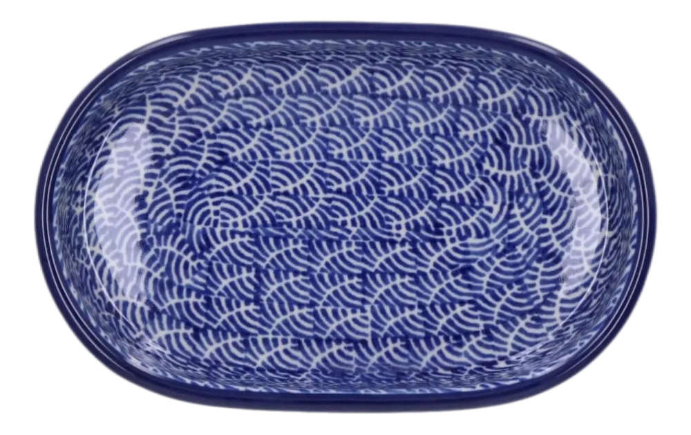 Bunzlau Castle Schaal Waves Flat Oval Medium Outlet