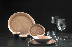Schaal Cosy & Trendy Laguna Old Rose 20 x 16,5 cm (Set van 6)