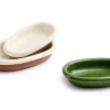 Schaal HAY Barro Oval Dish Small Green