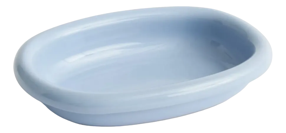 Schaal HAY Barro Oval Light Blue Small 27,5 x 20 cm