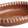 HAY Schaal Barro Oval Natural With Stripes Large 36 x 27 cm Hot