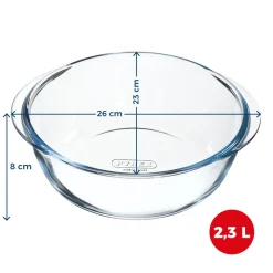 Pyrex Schaal Air Fryer Rond Transparant 26 cm Best