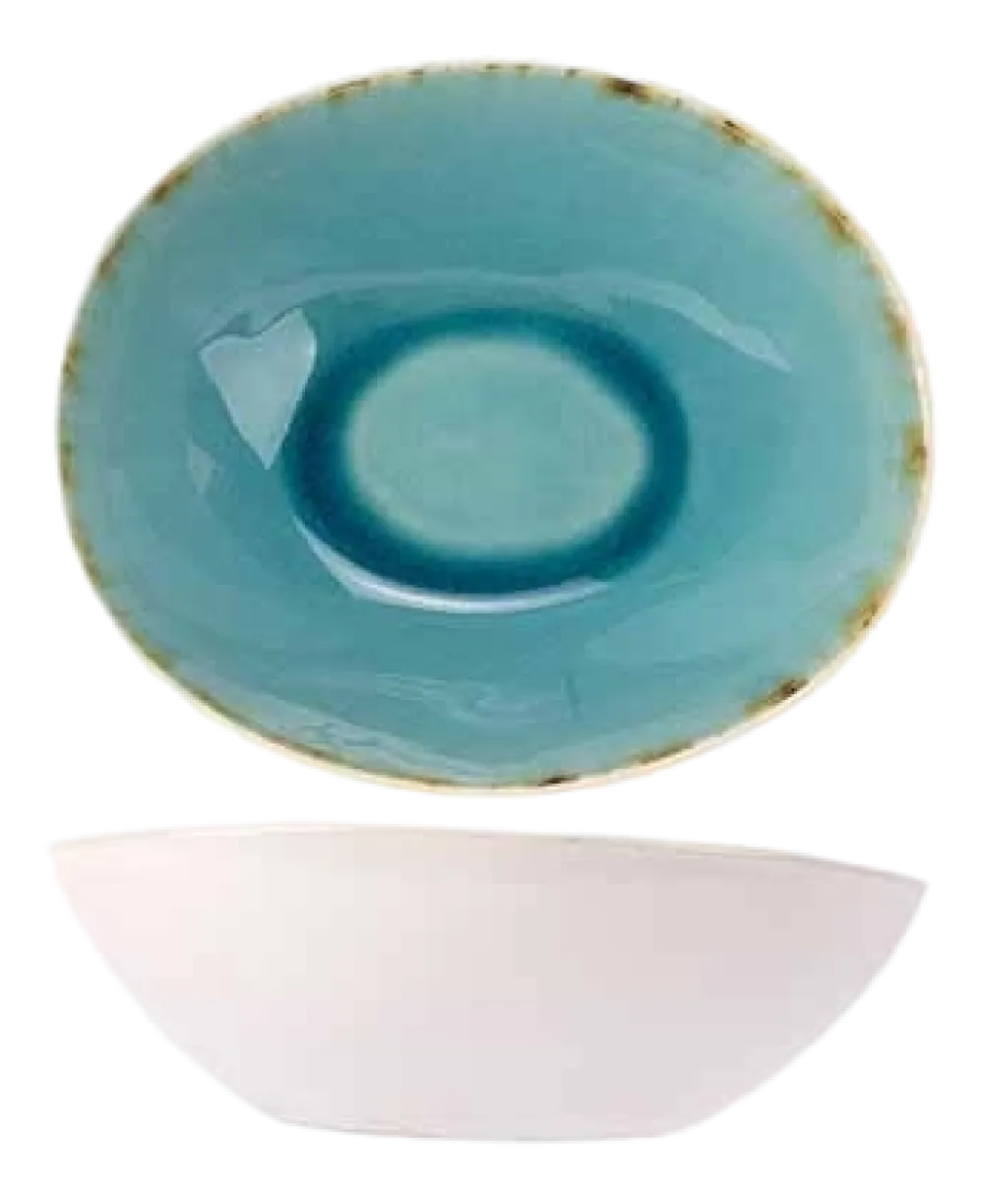 Cosy & Trendy Schaaltje Laguna Azzurro 16 x 13,5 cm (Set van 4) Clearance