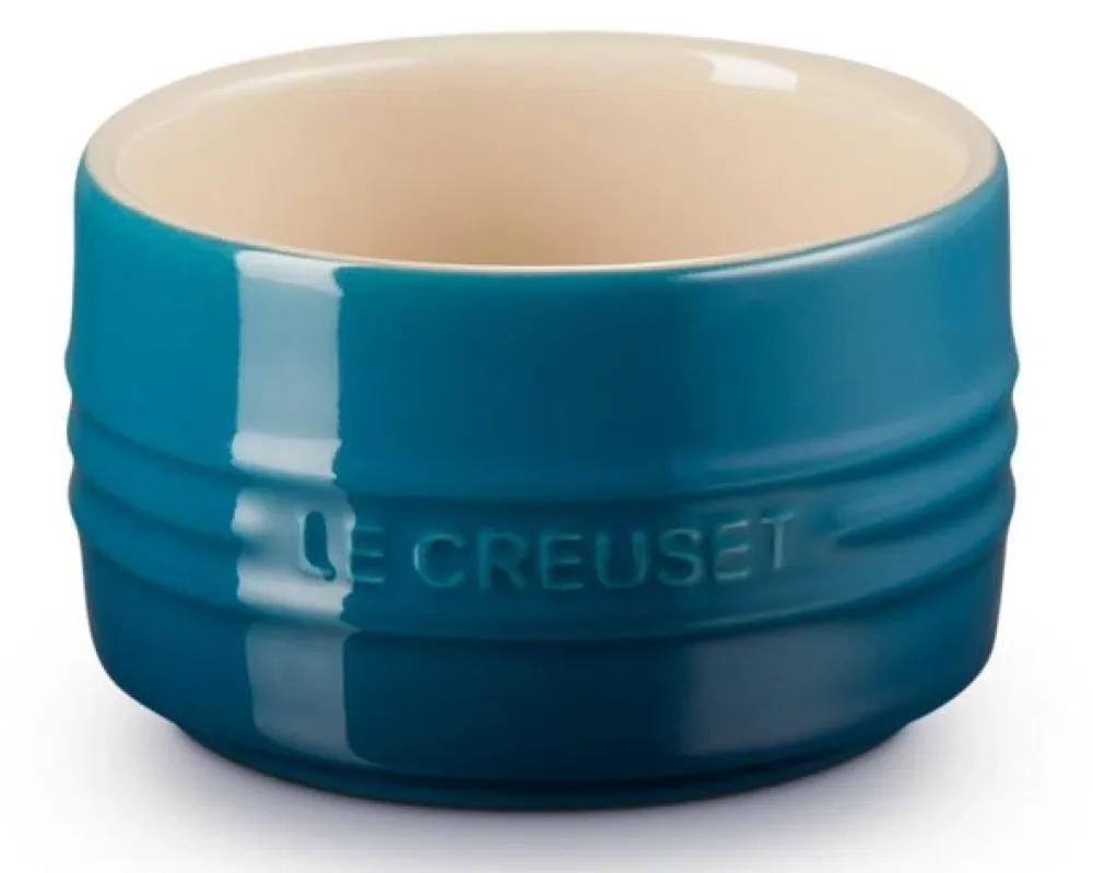 Le Creuset Schaaltje Stapelbaar Deep Teal 200ml (6-Delig) Sale