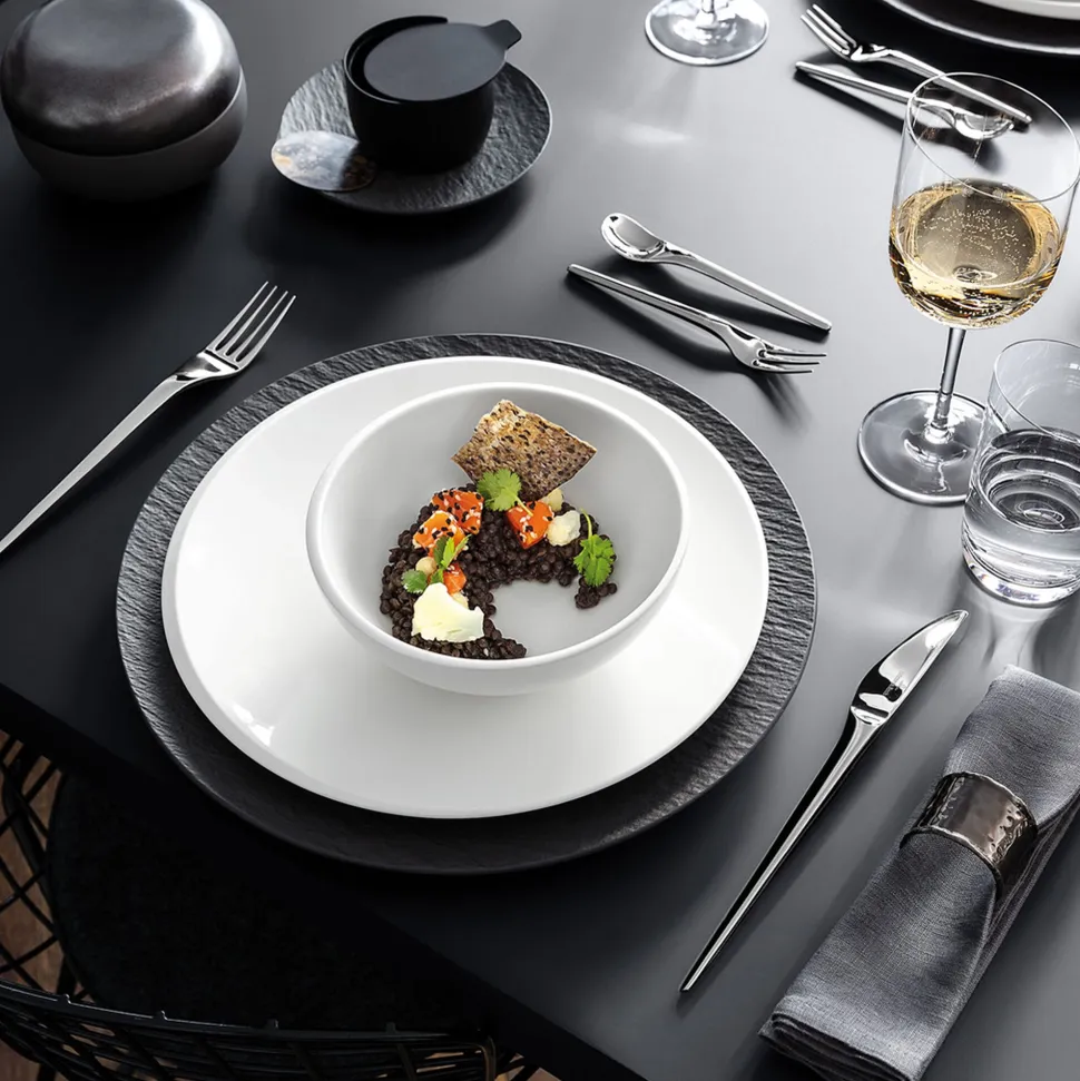 Schaal Villeroy & Boch NewMoon Rond Small Wit
