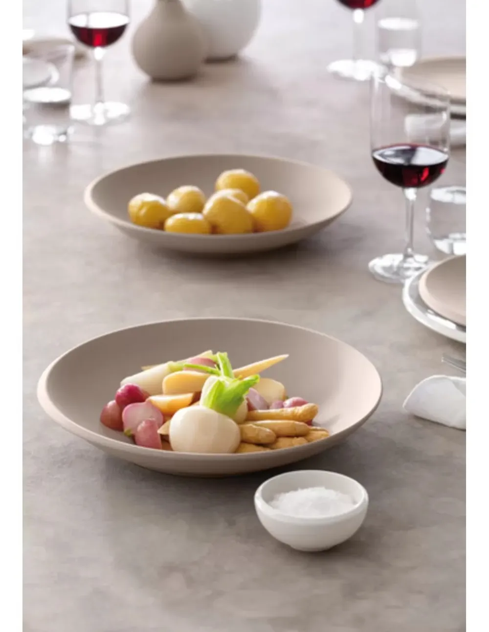 Villeroy & Boch Schaal NewMoon Beige (Set van 6) Discount