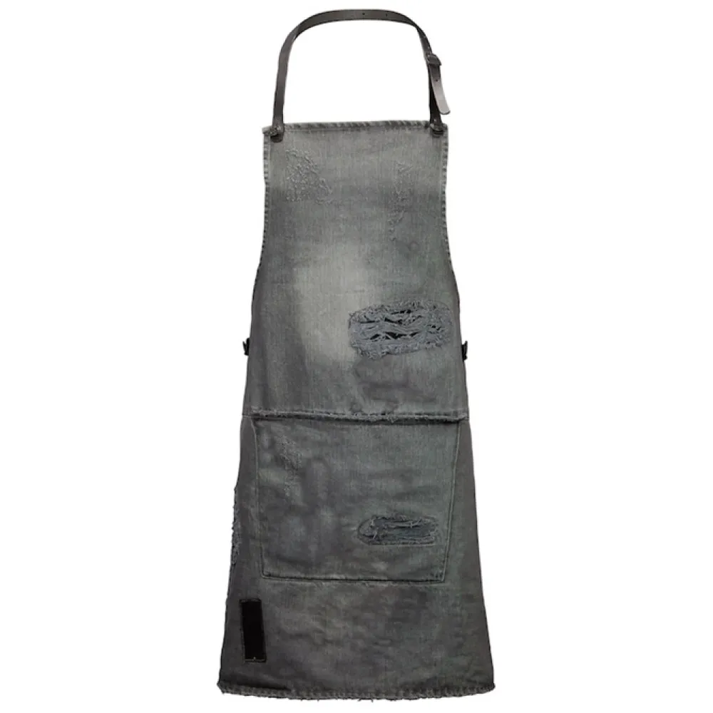 Dutchdeluxes Schort Amazing Apron BBQ Style Distressed Denim New