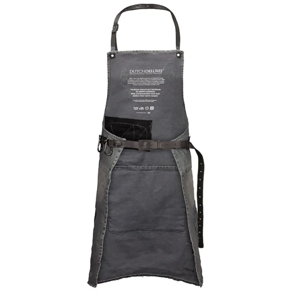 Dutchdeluxes Schort Amazing Apron BBQ Style Distressed Denim New