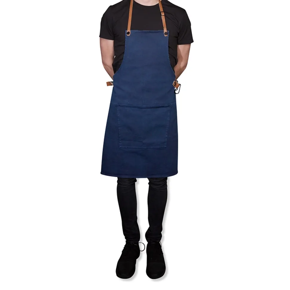 Schort Dutchdeluxes Amazing Apron BBQ Style Canvas Dark Blue